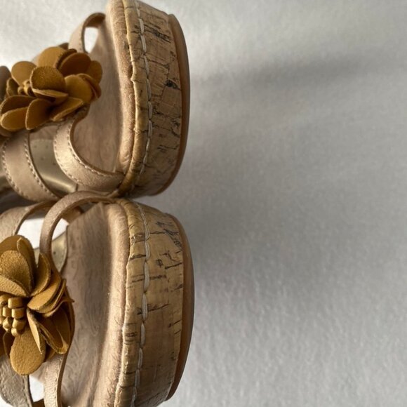 Born Concept Size 9M/W Cork Wedge Open Toe Sandals - Picture 11 of 16